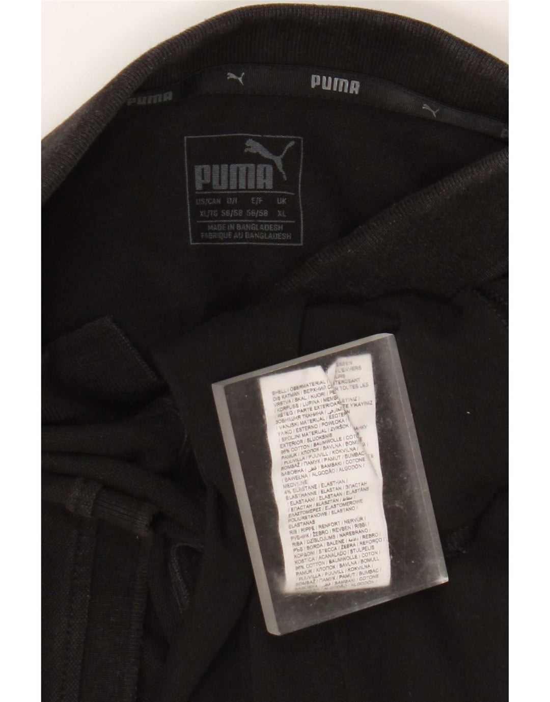 Puma Herren Poloshirt XL Schwarz Baumwolle