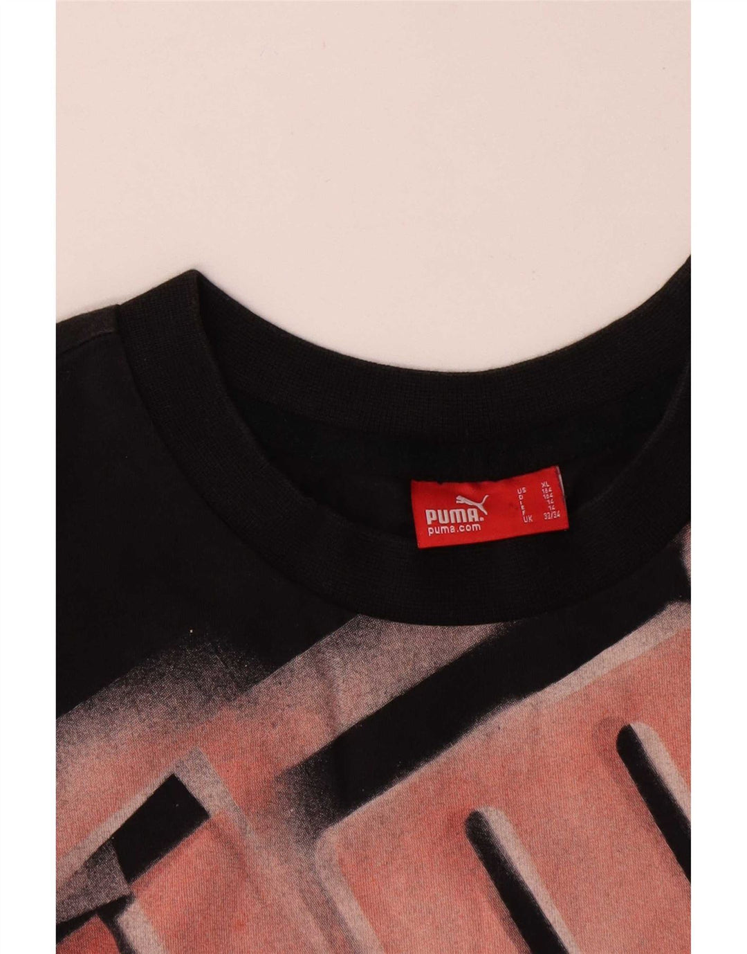 Puma Jungen Graphic T-Shirt Top 13-14 Jahre Schwarz