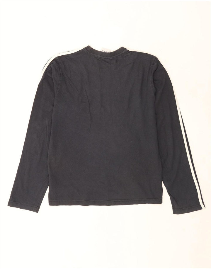 Adidas Herren Top Langarm Medium Schwarz Baumwolle