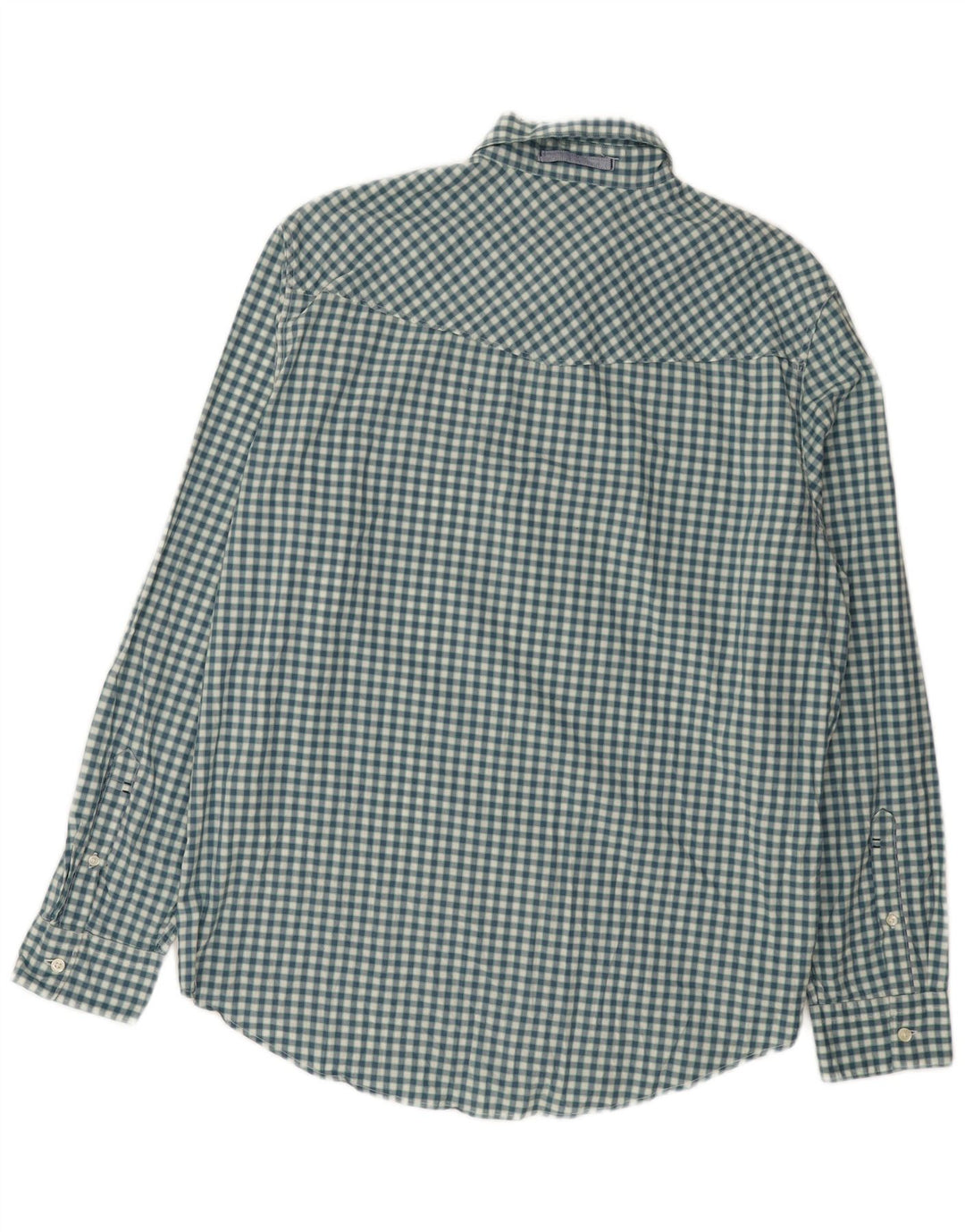 Levi's Herren-Hemd mit Standard-Passform, XL, blau, Gingham-Baumwolle