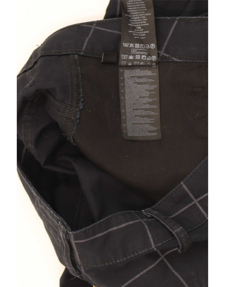G-Star Herren-Bermudashorts W32 Mittelschwarz karierte Baumwolle