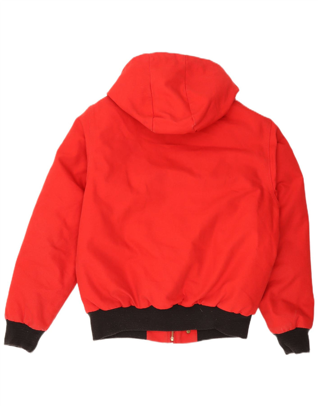RICHLU Herren Cruz Wattierte Jacke mit Kapuze, UK 40, Größe L, Rot, Colourblock-Baumwolle
