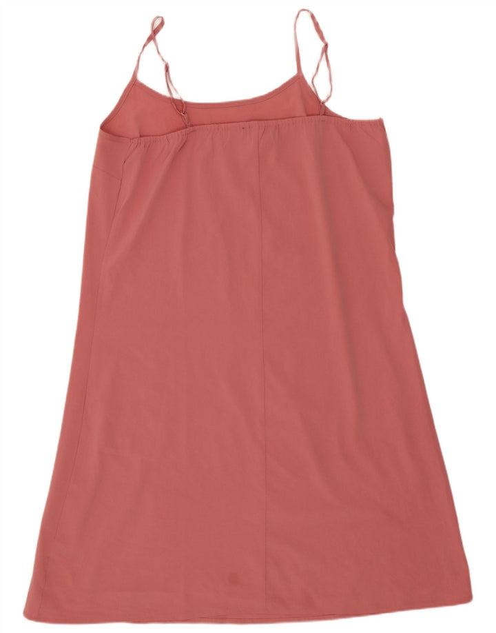 Marks & Spencer Damen Slip Dress UK 14 Mittelrosa Polyester