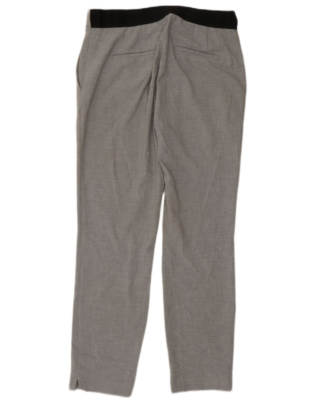 Zara Damen-Anzughose, schmal zulaufend, Größe L, W30, L29, Grau, Polyester