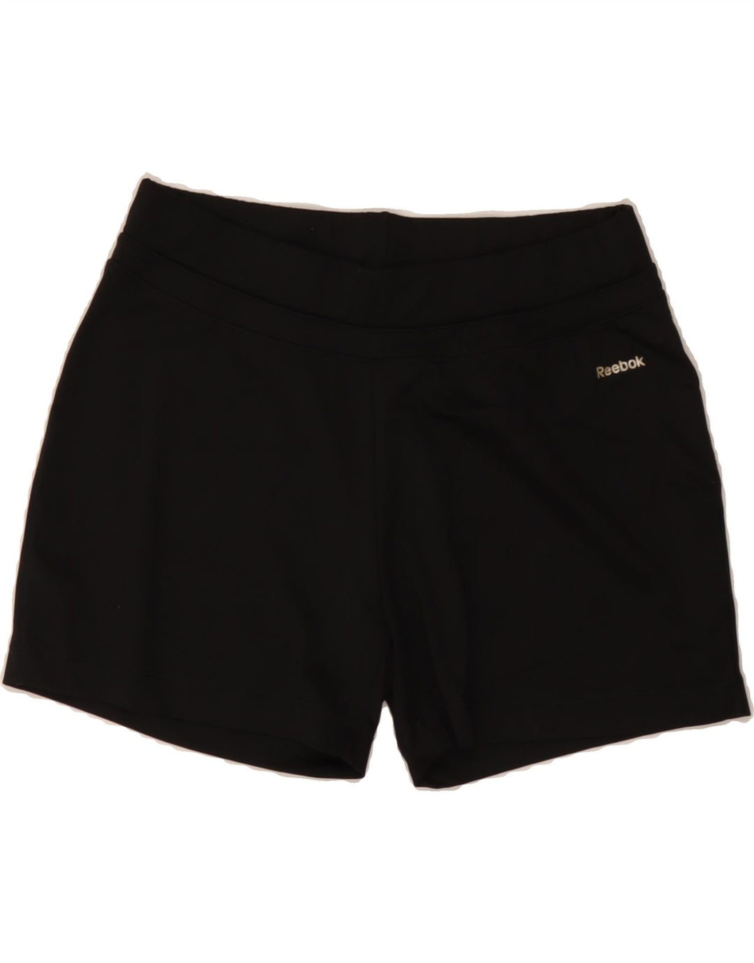 REEBOK Womens Sport Shorts UK 12 Medium  Black Vintage Reebok and Second-Hand Reebok from Messina Hembry 