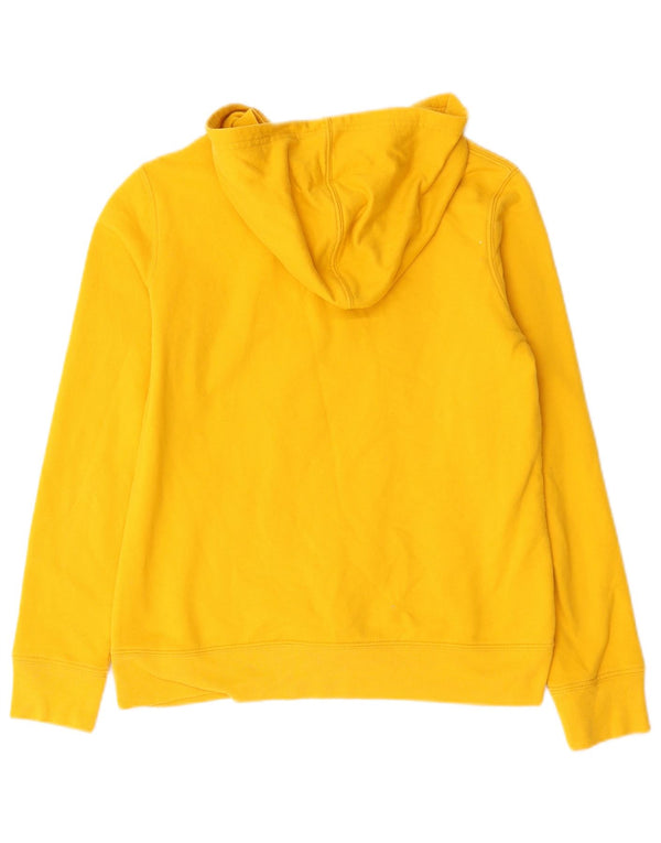 Gap Womens Graphic Oversized Hoodie Pullover UK 6 XS Gelbe Baumwolle