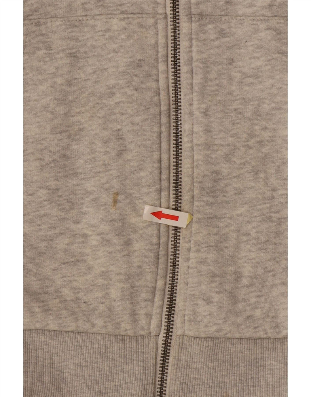 JACK & JONES Herren-Kapuzenpullover mit Reißverschluss, mittelgrau gefleckte Baumwolle