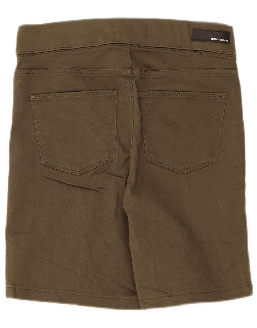 Dkny Womens Casual Shorts Small W27 Khaki Baumwolle