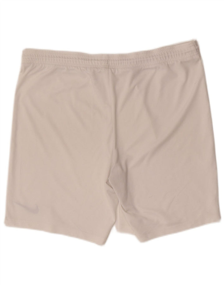 Nike Herren Dri Fit Sportshorts, Größe L, Weiß