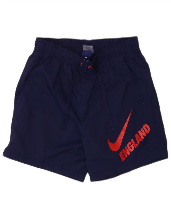 Nike Herren-Badeshorts mit Grafik, Größe S, Marineblau, Polyester