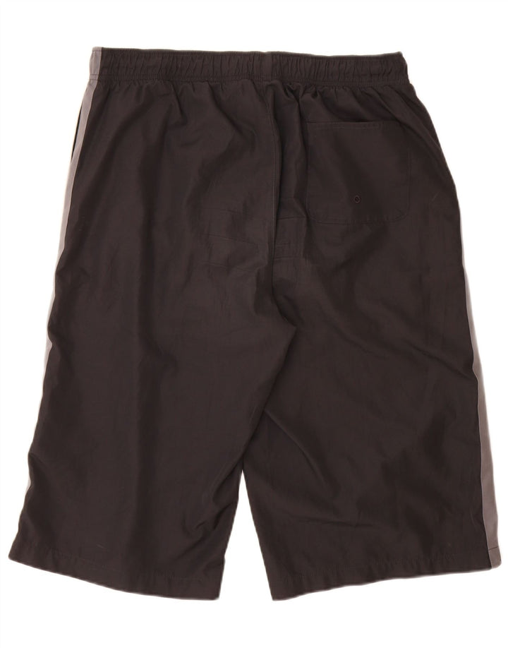 Nike Herren-Bermuda-Sportshorts XL, schwarzes Colourblock-Polyester