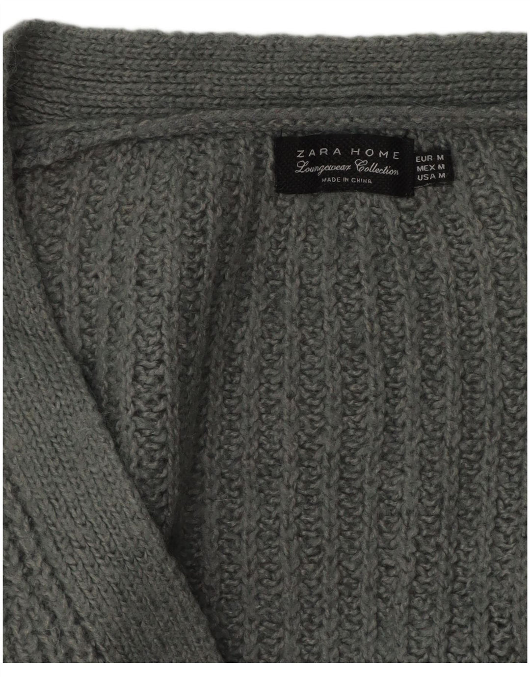 Zara Damen-Strickjacke in Übergröße, Gr. 14, Mittelgrau