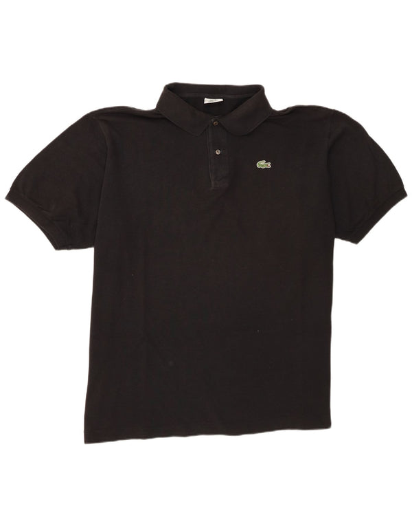 Lacoste Herren-Poloshirt, Größe 8 3XL, schwarze Baumwolle