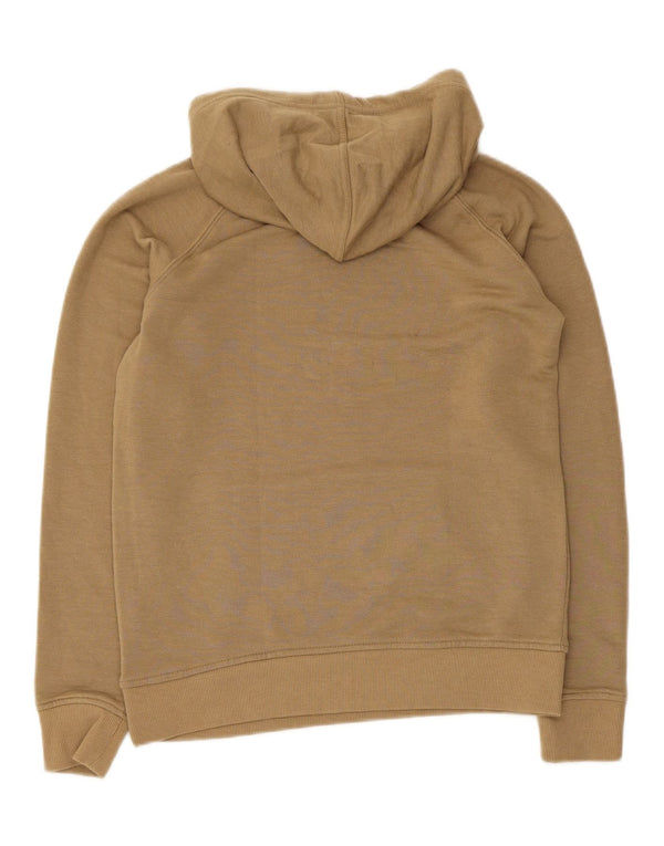 Kappa Womens Graphic Hoodie Pullover UK 12 Medium Khaki Baumwolle