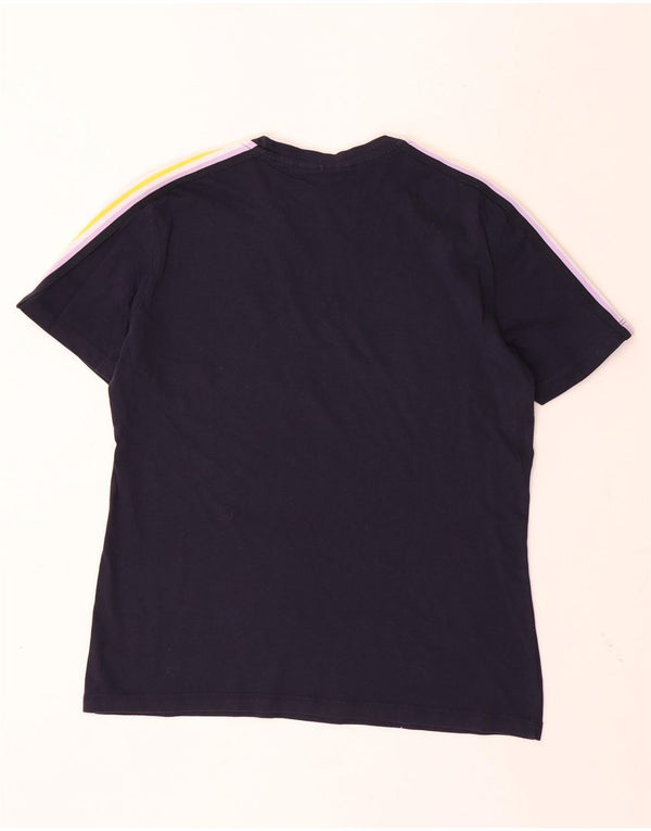 SERGIO TACCHINI Herren T-Shirt Top Small Marineblau Farbblock