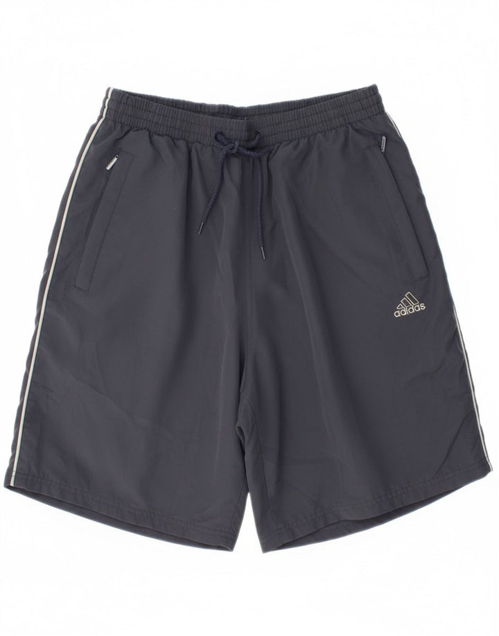 Adidas Herren Badeshorts XL Grau Polyester