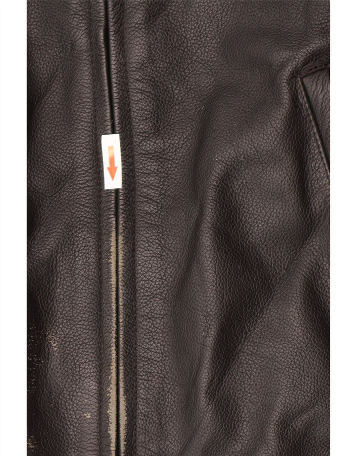 Dainese Herren Graphic Racer Jacke UK 36 Small Schwarzes Colourblock-Leder