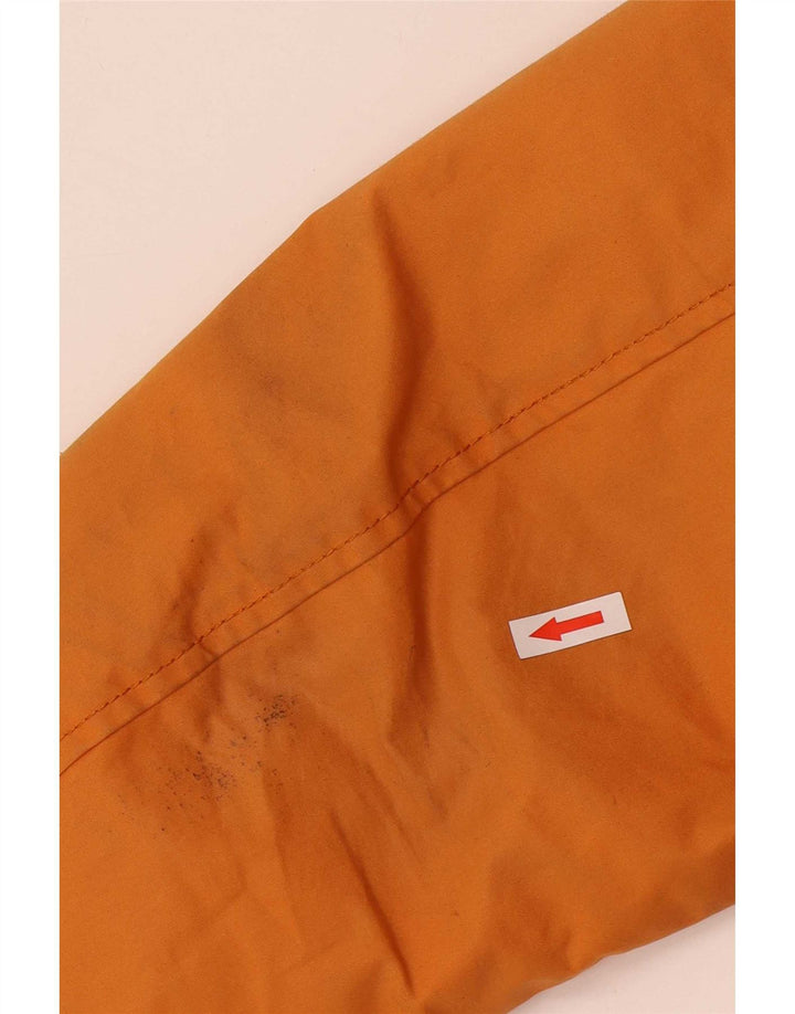 Woolrich Herren-Utility-Jacke mit Kapuze, UK 38, mittelorange Baumwolle