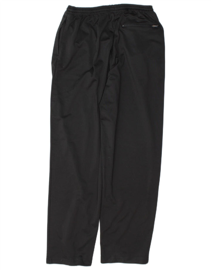Kappa Herren-Trainingshose, groß, aus schwarzem Polyester