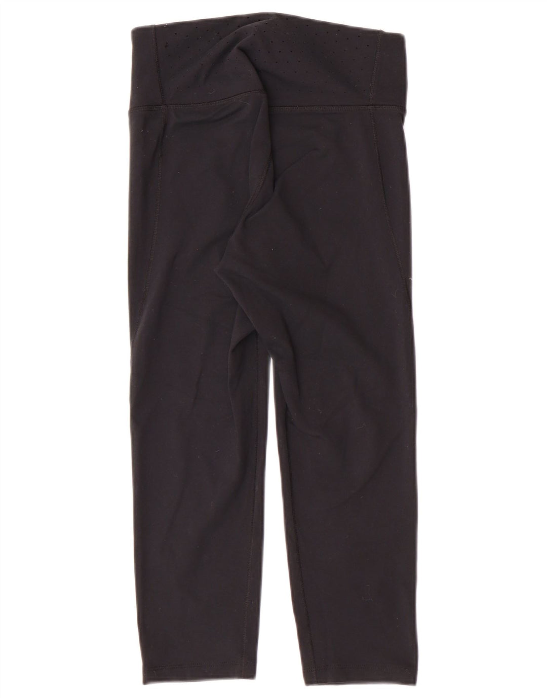 NIKE Womens Dri Fit Capri Leggings UK 8 Small Schwarz Nylon