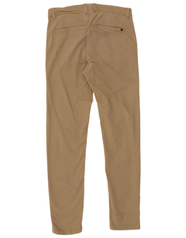 Zara Herren Skinny Chino Hose EU 40 Medium W31 L31 Beige