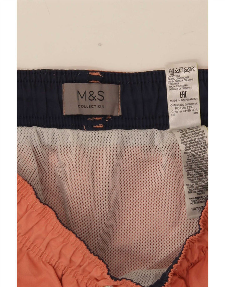 Marks & Spencer Herren Badeshorts Mittelorange Polyester