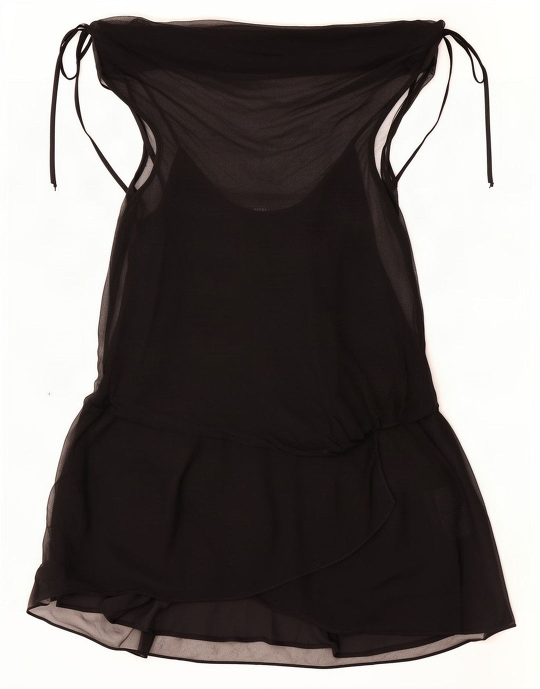 Schulterfreies Damenkleid von Coast, UK 12, Mittelschwarz, Seide