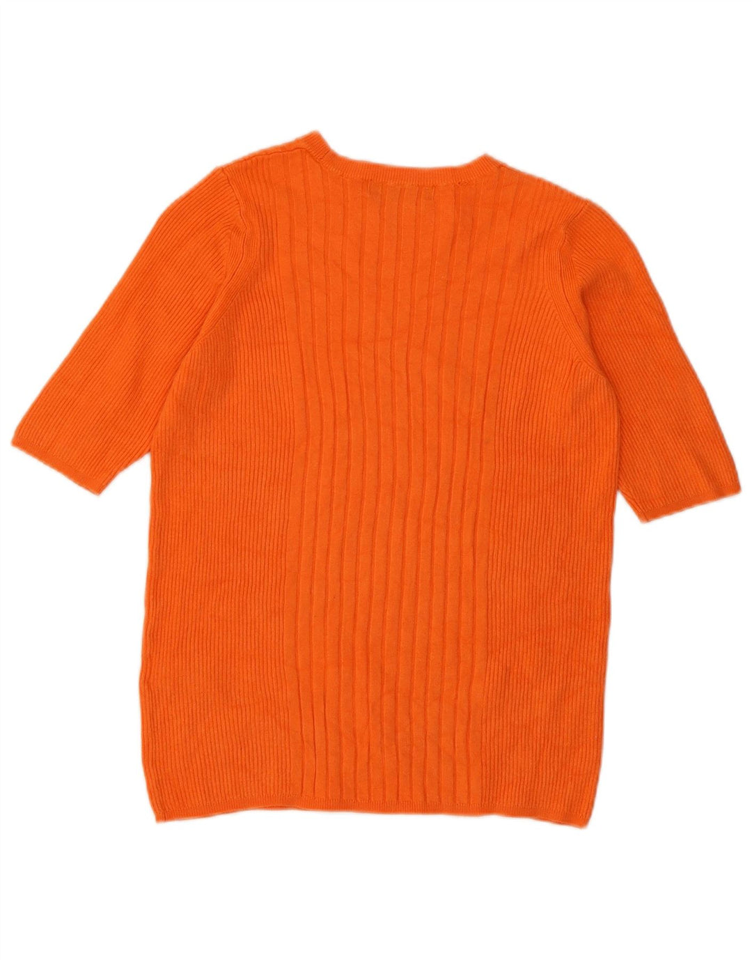Marks & Spencer Damen-Pullover mit Rundhalsausschnitt, Gr. 12, mittelorange