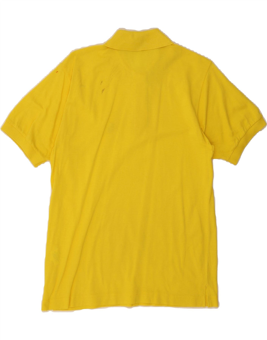 SERGIO TACCHINI Mens Polo Shirt Small Yellow Cotton Vintage Sergio Tacchini and Second-Hand Sergio Tacchini from Messina Hembry 