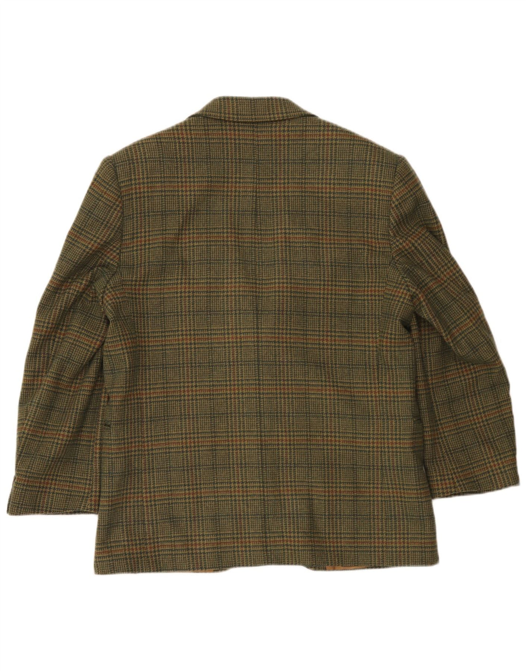 Incom Herren-Blazer mit 2 Knöpfen, UK 38, mittlerer Khaki-Hahnentrittmuster