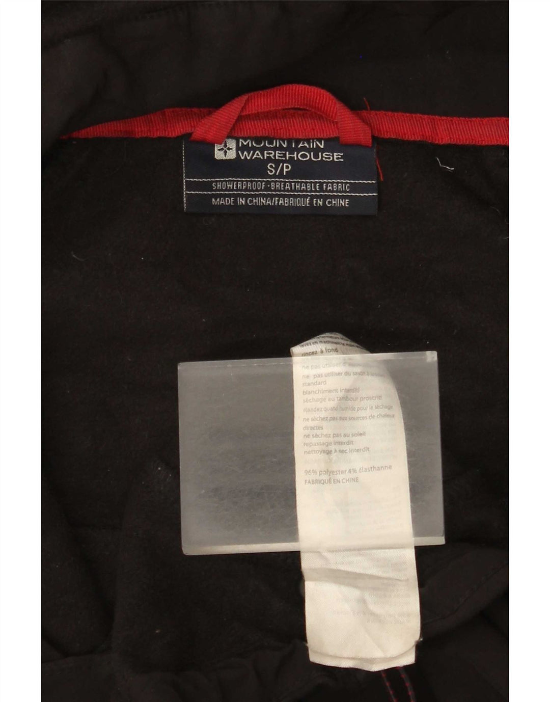 Mountain Warehouse Herren-Windjacke mit Kapuze, Gr. 36, Größe S, Schwarz