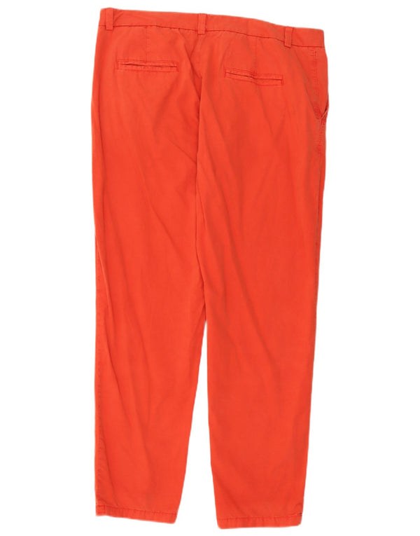 Marks & Spencer Damen Gerade Chinohose UK 16 Large W36 L30 Orange
