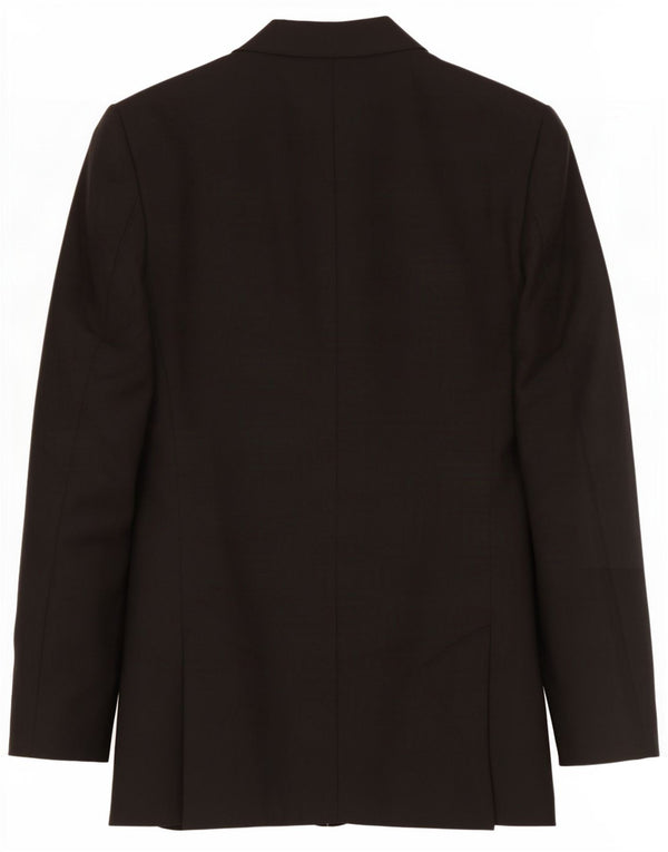 Marks & Spencer Jungen-Blazer mit 2 Knöpfen, reguläre Passform, Schwarz, 15–16 Jahre