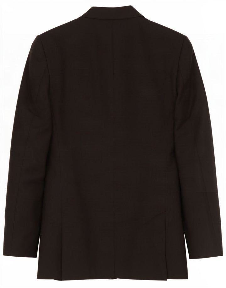 Marks & Spencer Jungen-Blazer mit 2 Knöpfen, reguläre Passform, Schwarz, 15–16 Jahre