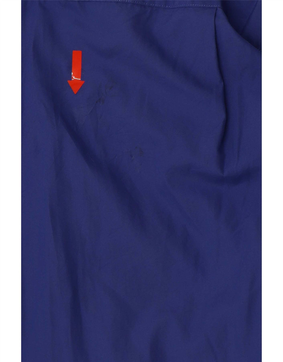 Nautica Herrenhemd, Größe 16, groß, blaue Baumwolle