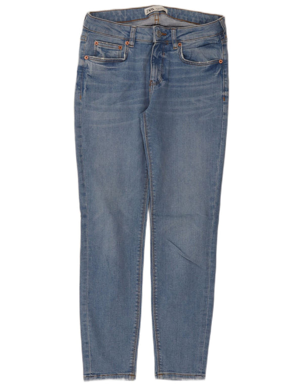 Zara Damen Skinny Jeans EU 38 Small W28 L28 Blau