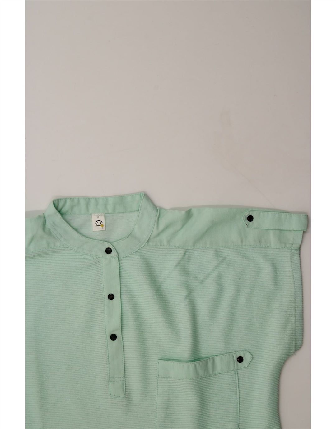 C&A Womens Blouse Top IT 42 Medium Turquoise Polyester Vintage C&A and Second-Hand C&A from Messina Hembry 