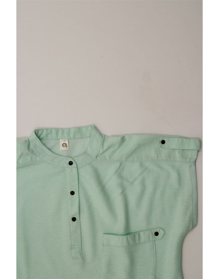 C&A Womens Blouse Top IT 42 Medium Turquoise Polyester Vintage C&A and Second-Hand C&A from Messina Hembry 
