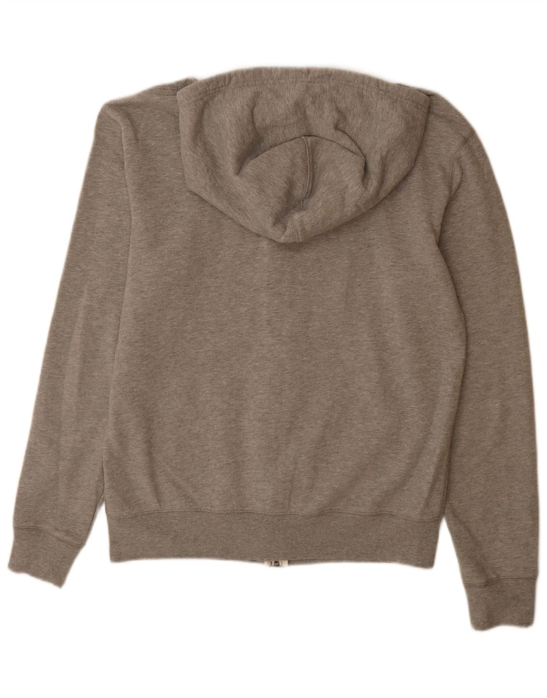 J. CREW Herren-Kapuzenpullover mit Reißverschluss, mittelgrau gesprenkelte Baumwolle