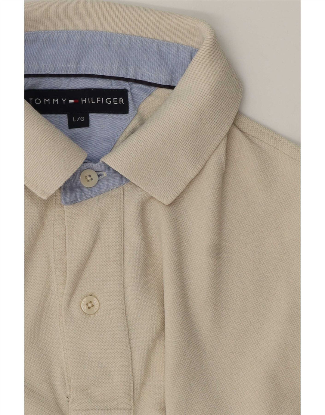 Tommy Hilfiger Herren Poloshirt Large Beige