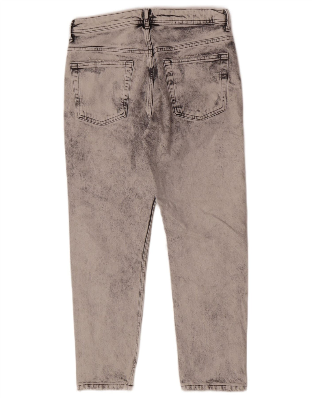 Zara Herren Distressed Tapered Jeans EU 40 Medium W31 L26 Graue Baumwolle