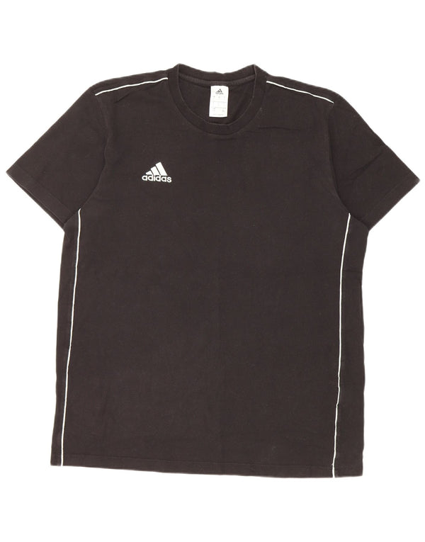 Adidas Herren T-Shirt Top Large Schwarz Baumwolle