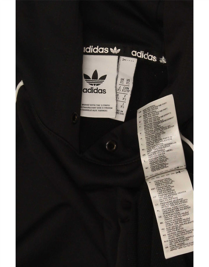 Adidas Herren Kapuzenpullover XS Schwarz Polyester