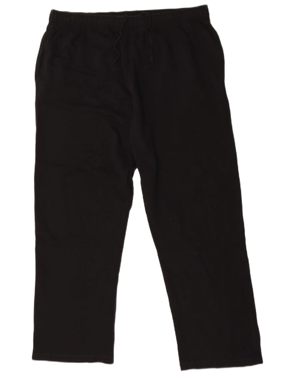 Marks & Spencer Mens Tracksuit Trousers 2XL  Black Cotton