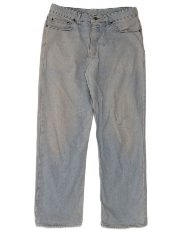 Marks & Spencer Damen-Jeans mit weitem Bein, W34 L29, blaue Baumwolle