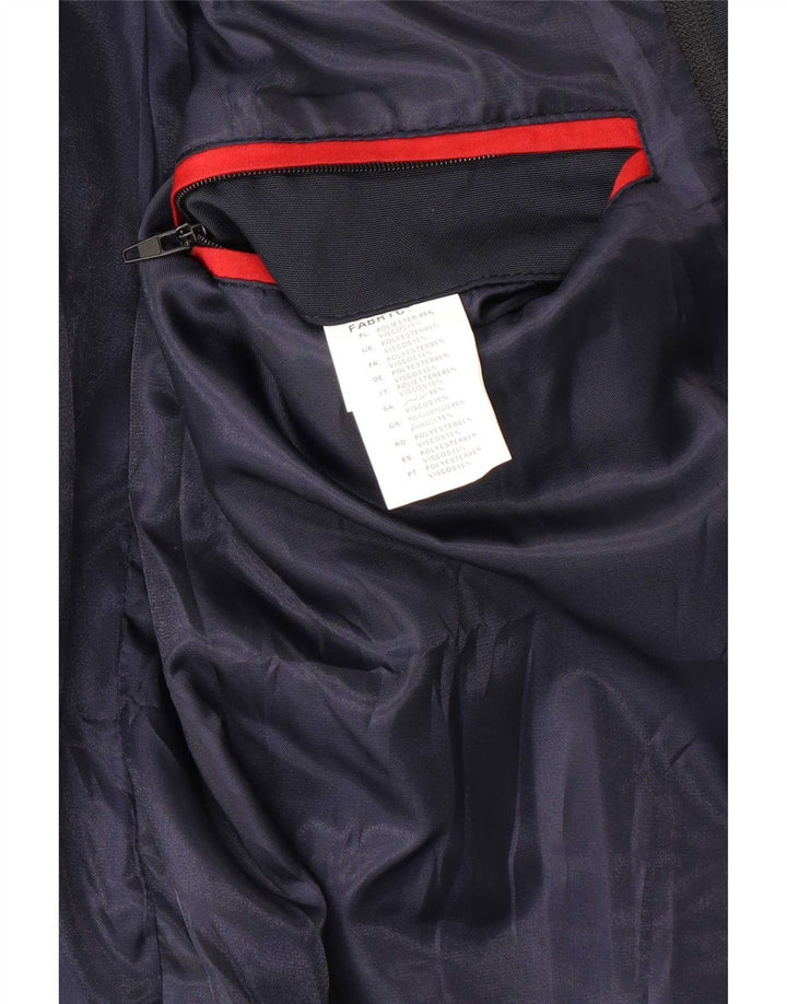 David Hamilton Herren Kampione Mantel IT 46 Small Marineblau Polyester