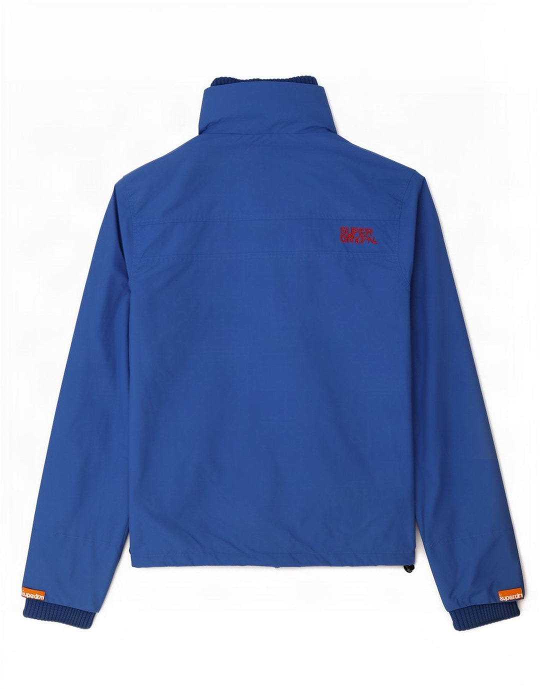 Superdry Damen Graphic Regenjacke UK 14 Mittelblaues Nylon