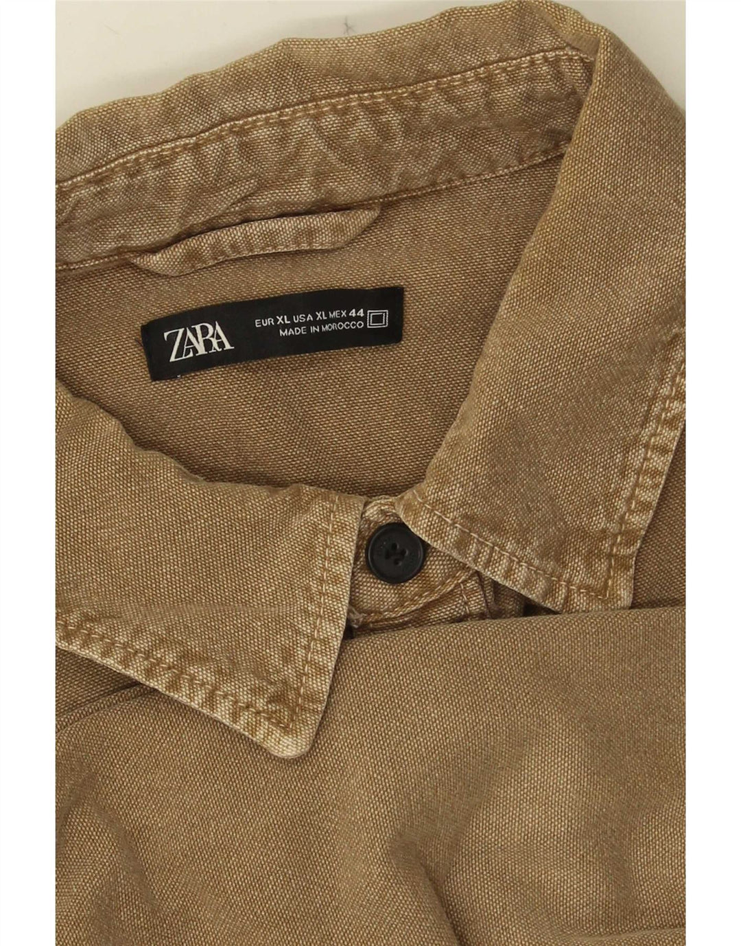 Zara Herrenhemd XL Braun