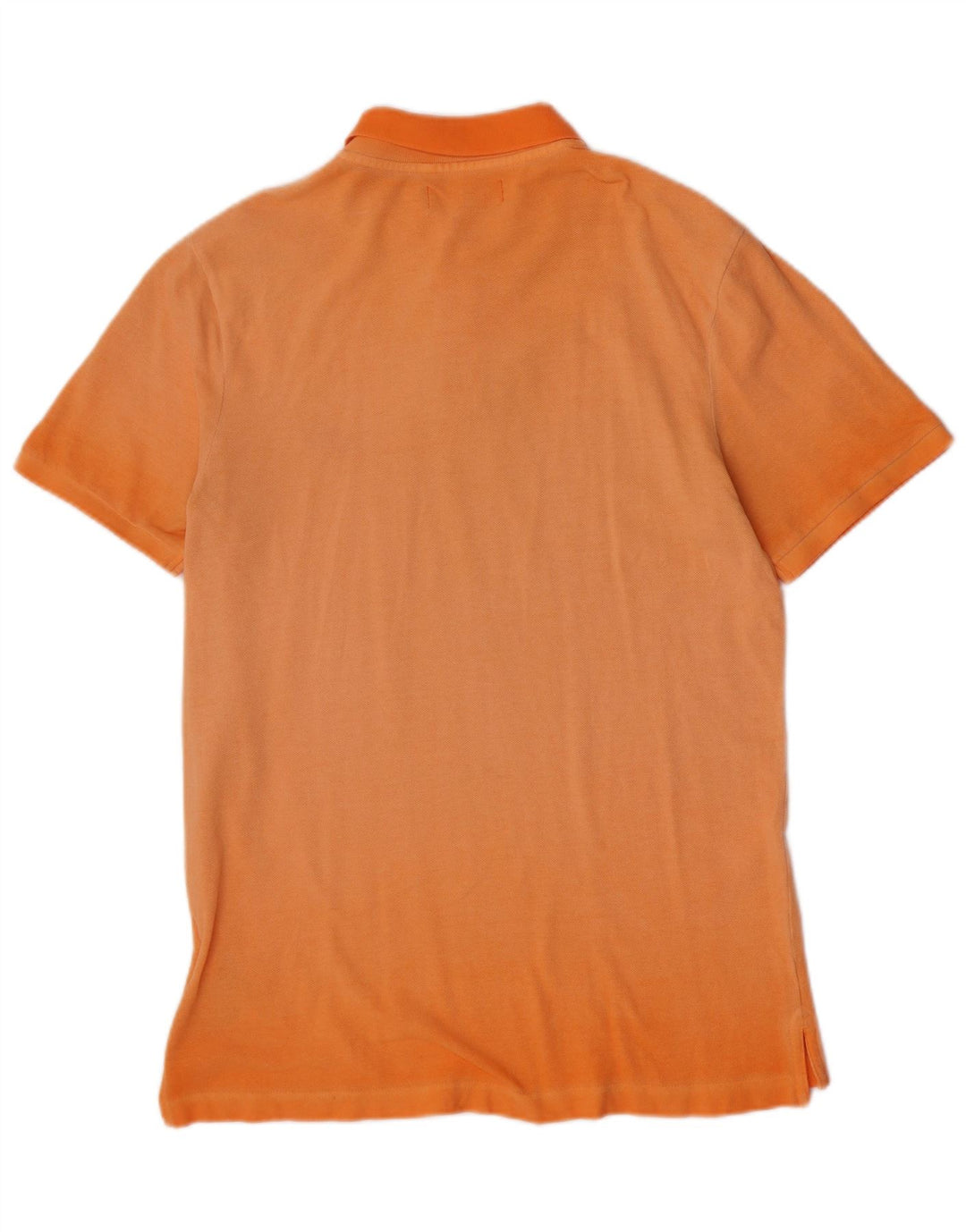 Nike Herren-Poloshirt, groß, orange, Baumwolle