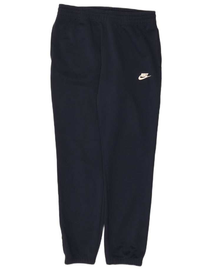 Nike Herren-Trainingshose, Jogginghose, groß, marineblau, Farbblock-Polyester
